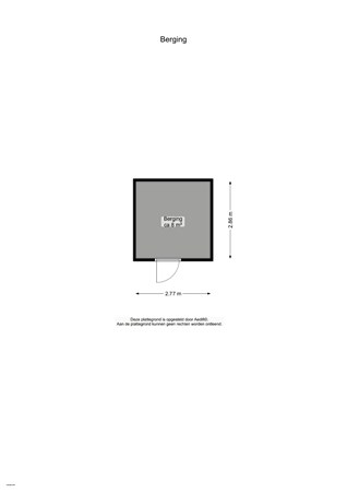 Floorplan - Julianastraat 11, 9883 PS Oldehove